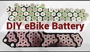 DIY eBike Battery Build with 18650 Batteries [ How to Tutorial ]