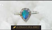 Opal Rings, Opal Wedding Rings, Black Opal Rings - Australian Opal Direct | Worldwide Shipping