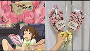 How to Make Chihiro's Pink Sweet Pea Flower Bouquet🌺 DIY Pipe Cleaner Flower Tutorial