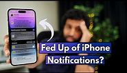 Best iPhone Notification settings for iOS 16 | How to manage iPhone notifications