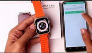 How to Connect S8 Ultra 4G Smartwatch with Phone
