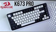 Redragon does Wireless Gasket Mounted Mechanical Keyboards? - UCAL K673 Pro Review