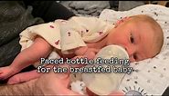 Paced bottle feeding for the breast fed baby