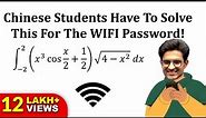 Students In China Have To Solve This For The WIFI Password | Bhannat Maths