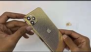 2000$ Making iPhone 11 Pro Max Gold With Diamond