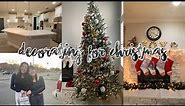 Vlogmas week one | Putting up our Christmas Tree & Decor, Kitchen renovation, AirPods max unboxing