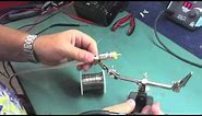 Soldering A PL-259 Connector For A VHF Antenna