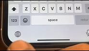 How to remove the Globe icon from keyboard of iPhone