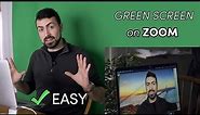 ZOOM Tutorial- How to use a Green Screen