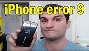 iPhone Can Not Restore Error 9 , 4005 , 4013 or 4014