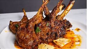 Extra Juicy and Easy Oven Baked Lamb Chops Recipe. You'll never make these any other way!