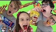KIDS FUNNY REACTIONS to Trying SUPER SPICY CANDY from South Africa