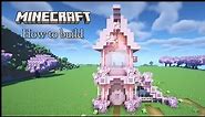 Minecraft 1.20 🌸 Cherry blossom house build tutorial.