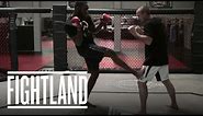 The Oblique Kick With Jon Jones: Fight School