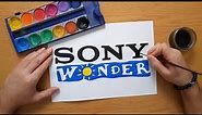 How to draw the Sony Wonder logo