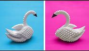 How to make a 3D origami Beginner's Swan