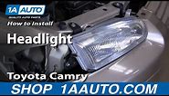 How to Replace Headlight 97-99 Toyota Camry