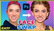How to FACE SWAP in Photoshop 2022 | Easy Tutorial