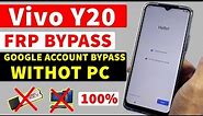 VIVO Y20 FRP BYPASS, GOOGLE ACCOUNT REMOVE, WITHOUT PC | BY EASY FLASHING