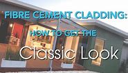 Fibre cement cladding: How to get the classic rendered look without the mess