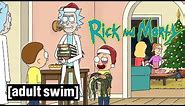 Rick and Morty | Christmas Space Snake Invasion | Adult Swim UK 🇬🇧
