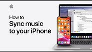 How to sync music from your Mac to your iPhone or iPad in macOS Catalina — Apple Support
