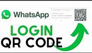 How to Login WhatsApp Account on PC Web? WhatsApp Login with QR Code Scan | Sync WhatsApp Account