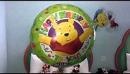 Musical Winnie the Pooh birthday balloon