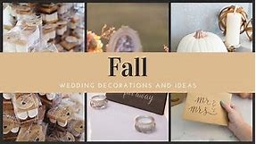 60 Fall Wedding Decorations and Ideas | Autumn Wedding