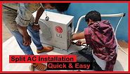 LG Split Air Conditioner (AC) Installation Process - Step by step [[Guide]]
