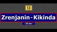 M13: Zrenjanin - Kikinda (May 2, 2018)