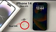 Dual SIM iPhone 14 / 14 Pro: How To Insert SIM Cards + SIM Card Manager (Non US With SIM Tray)