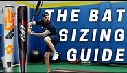 The BAT SIZING GUIDE For Youth Baseball Players - How To Choose The Right Bat
