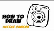 How to Draw Instax Camera Easy Step by Step