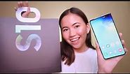 SAMSUNG GALAXY S10+ UNBOXING & QUICK REVIEW