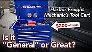 Harbor Freight Tool Cart Assembly and Review - U.S. General 30" 5 Drawer Mechanic's Cart - Any Good?