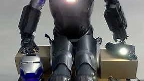 War Machine Mark I 1 Suit Armor Costume Testing for Shooting