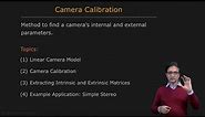 Overview | Camera Calibration