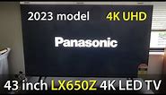 Unboxing Panasonic 43 INCH LX650Z 4K LED TV - 2023 model