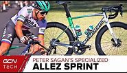 Peter Sagan's Aluminium Race Bike | Specialized Allez Sprint Disc