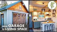 Garage Converted into AMAZING Modern Living Space - Tiny Home Tour