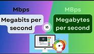 #05 What is Mbps vs MBps | Internet speeds explained | Megabit | Megabyte