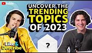 Can MatPat guess the Trending Topics of 2023? - Like & Describe Podcast #5