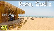 Rota, Cadíz 🏖️ Beach town🌴 4k Virtual Walking Tour, Spain 🇪🇸