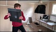 DESTROYING EVERY ELECTRONIC IN THE HOUSE! WE DESTROYED TONS OF TV'S, COMPUTERS, AND MORE!!