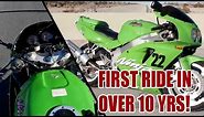 Test Riding a 1995 Kawasaki Ninja ZX7 That Sat For Over 10 Years (Final Tune and Test Ride)