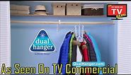 Dual Hanger As Seen On TV Commercial Buy Dual Hanger As Seen On TV Hanger By Wonder Hanger