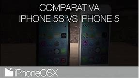 Comparativa iPhone 5S vs iPhone 5 en español | iPhoneOSX.com