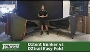 Stretcher Tent Comparison: Canvas versus Polyester feat Oztent Bunker & OZtrail Easy Fold