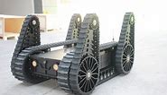 All-Terrain Swing Arm Articulated Crawler Robot Chassis